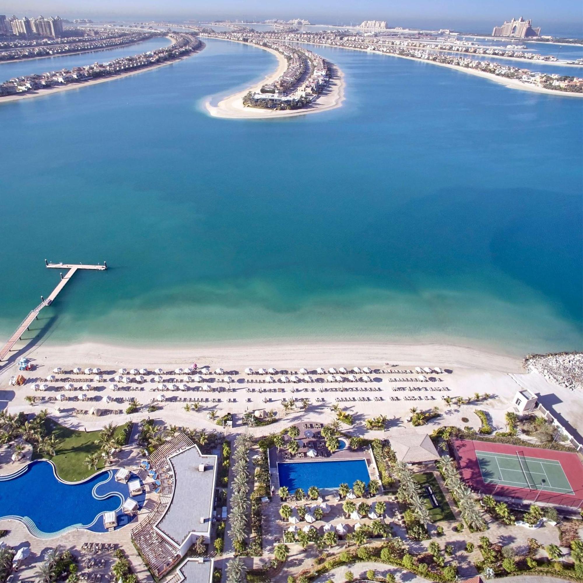Waldorf Astoria Dubai Palm Jumeirah Esterno foto Aerial view of Jumeirah Islands